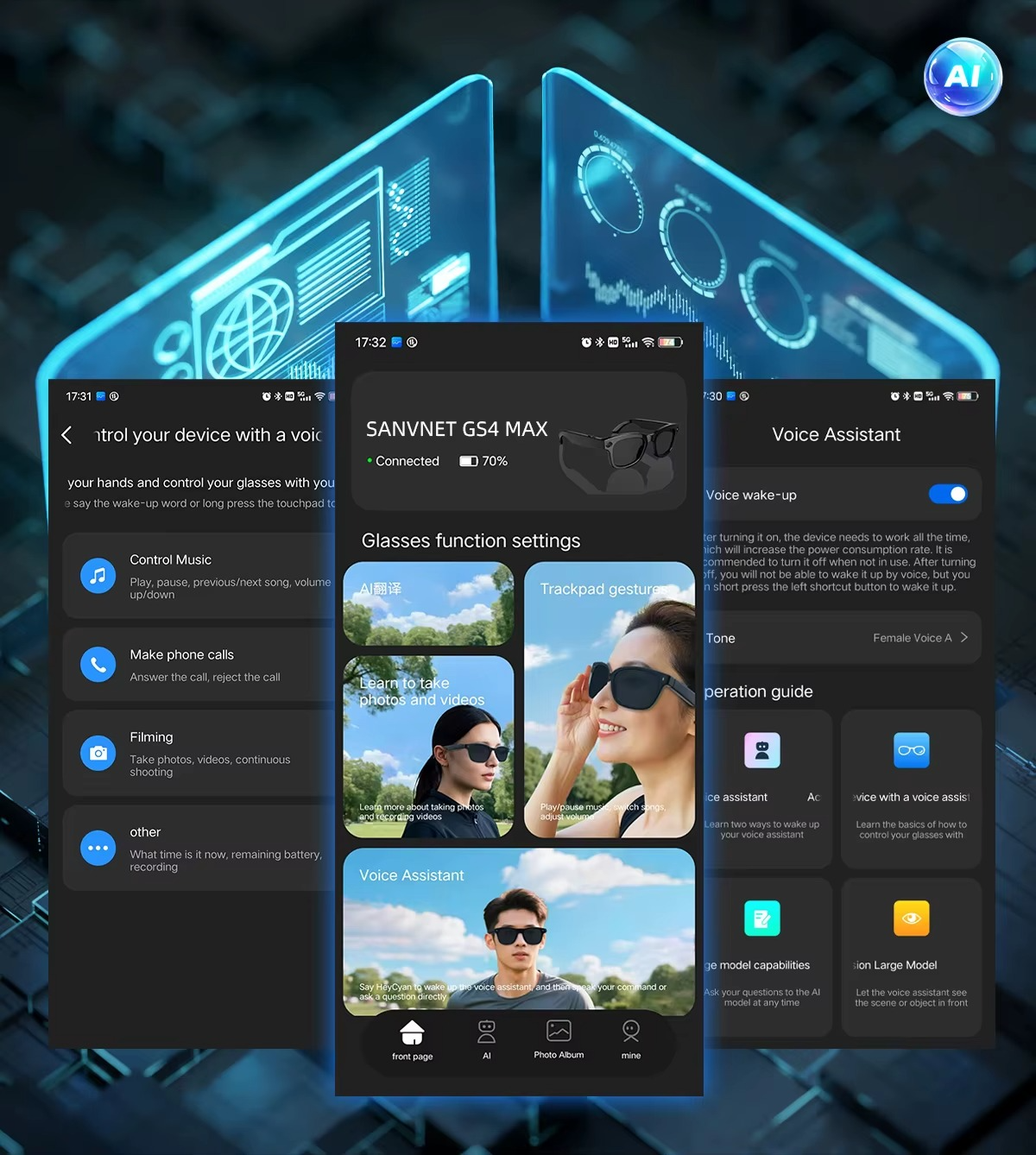 Lunettes VISIOAI FILM 2.0